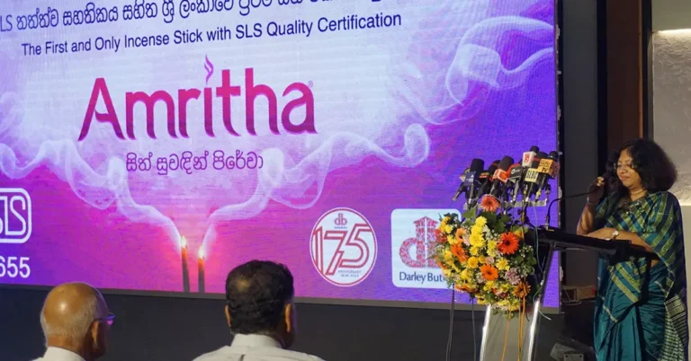 Amritha Incense Sticks Achieves Historic Milestone with SLS Certification, Demonstrating Commitment to Quality and Safety